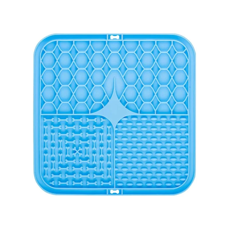 🩵 Premium Silikon-Schleckmatte für Hunde & Katzen
