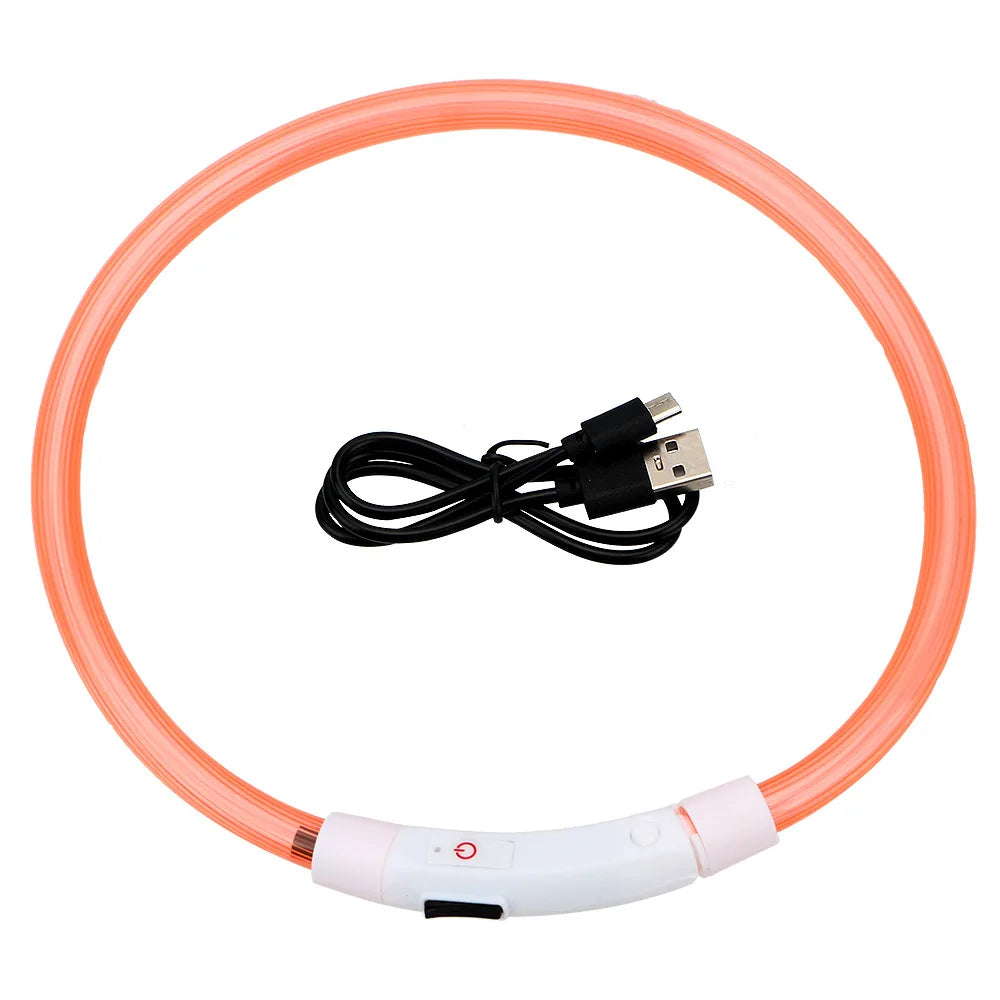 🐾 LED Sicherheits-Hundehalsband USB