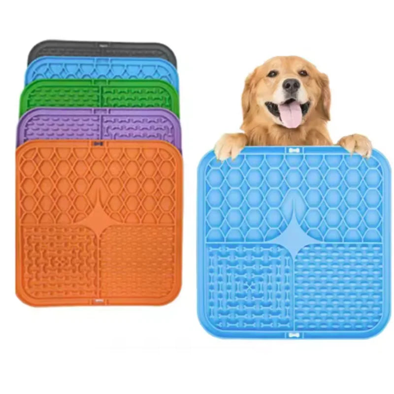 🩵 Premium Silikon-Schleckmatte für Hunde & Katzen