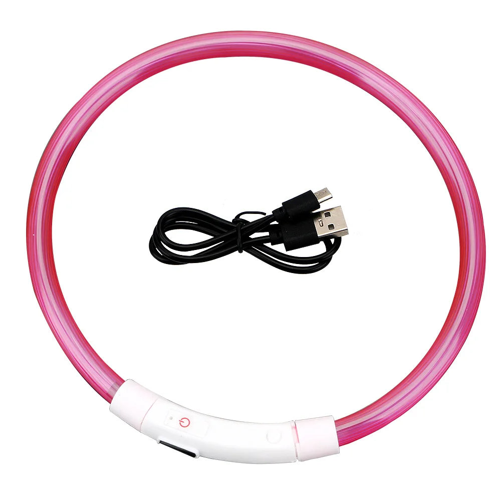 🐾 LED Sicherheits-Hundehalsband USB