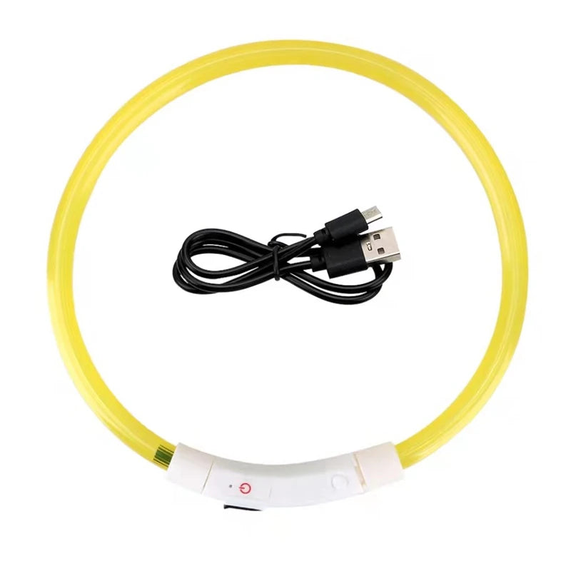 🐾 LED Sicherheits-Hundehalsband USB