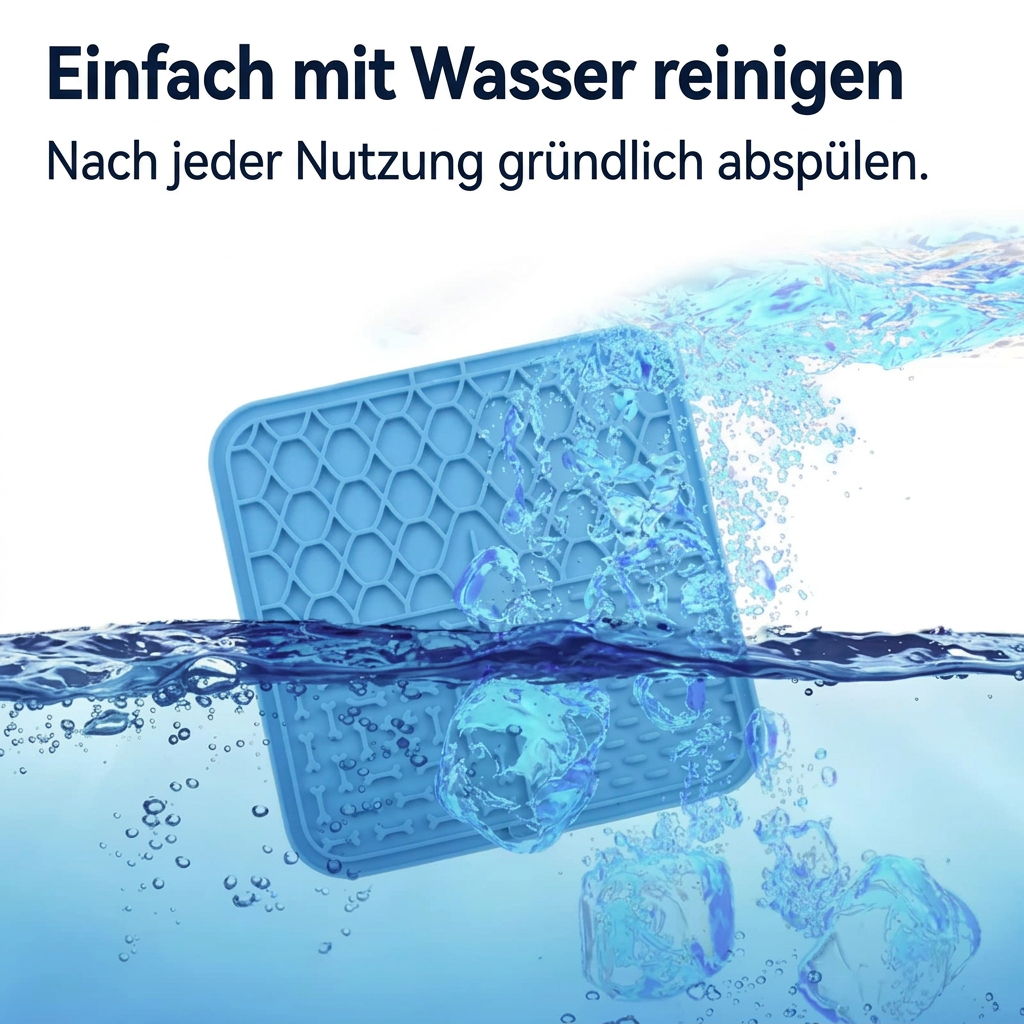 Reinigungsbild mit deutscher Beschriftung